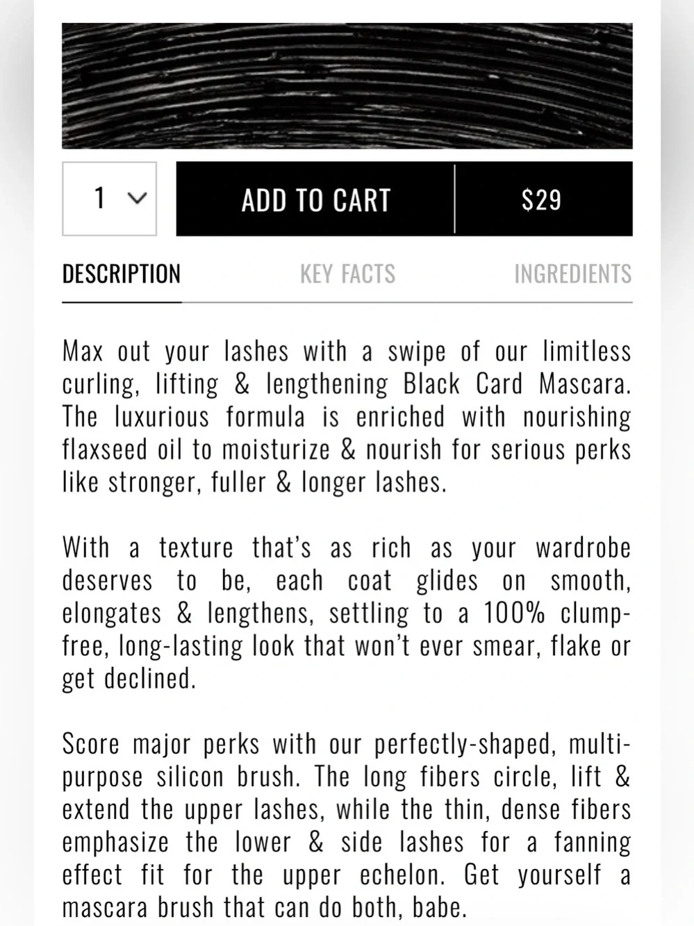 IL MAKIAGE Black Card Mascara